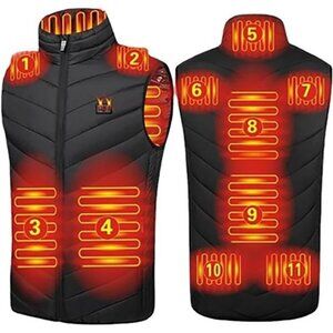 Heated Vest USB Electric Heated Vest Heated Jacket Winter Vest for Outdoor